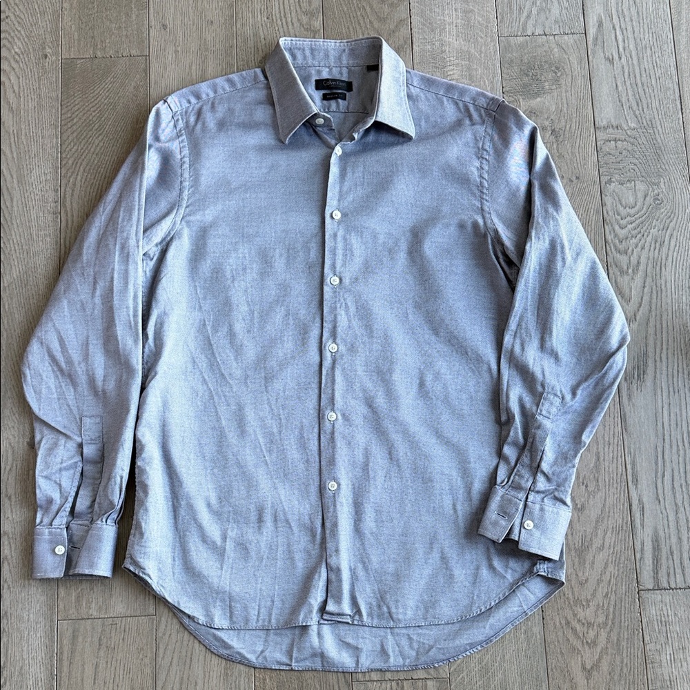 Calvin Klein Light Gray Dress Shirt